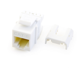 Pass & Seymour On-Q WP3476WH10 Cat 6 Quick Connect RJ45 Keystone Insert White 10-Pack