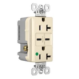 Pass & Seymour TR20HUSBCCLA Hospital Grade Type C USB Charging Receptacle - Light Almond TR20HUSBCCLA