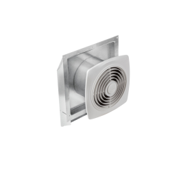 Broan 509 Through-Wall Ventilation Fan 200 CFM 14-1/4 In. Sq. Housing 9-1/2 In. Housing Depth 11-1/2 In. Sq. Grille 8-3/8 In.