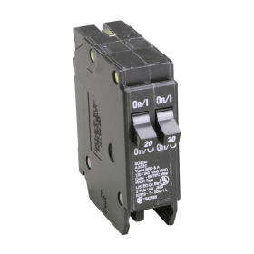 Cutler-Hammer BD2020 BD (2) 1-Pole 20A 120/240VAC 10kA Duplex Circuit Breaker Approved Only for