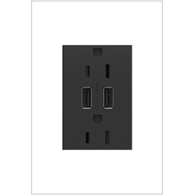 Pass & Seymour adorne ARTRUSB153G4 adorne Dual-USB Outlet Graphite