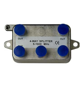 Pass & Seymour On-Q VM0104 4-Way 1GHz Vertical Coax Splitter