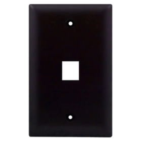 Pass & Seymour On-Q WP3401-BR 1-Gang 1-Port Wall Plate Brown WP3401-BR