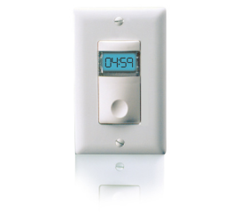 Pass & Seymour TS400W Wattstopper Digital Timer Switch 100-300VAC/0-800/1200W White