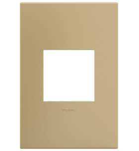 Pass & Seymour adorne AWP1G2GS4 adorne Golden Sands 1-Gang Screwless Wall Plate