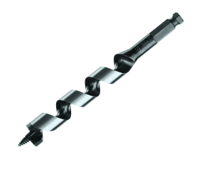 Ideal Resi-Master 35-896 Heavy Duty Short Ship Auger Bit, 7/8 in Dia x 7-1/2 in L, 5 in Single Helix Flute, 7/16 in Shank