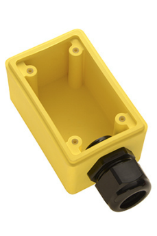 Pass & Seymour FD2-3 Watertight Straight Blade Back Box With 1 in Feed-Through NPT Opening, 4.92 in H x 3.17 in W x 2.62 in D