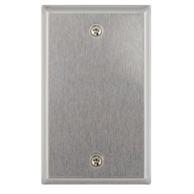 Pass & Seymour On-Q WP3400-SS 1-Gang Blank Wall Plate Stainless Steel WP3400-SS