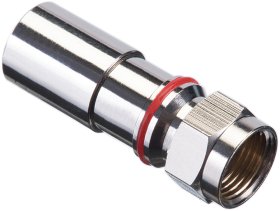 Ideal RTQ 92-611 F-Type Compression Connector, RG-59 Cable, 5 MHz to 3 GHz