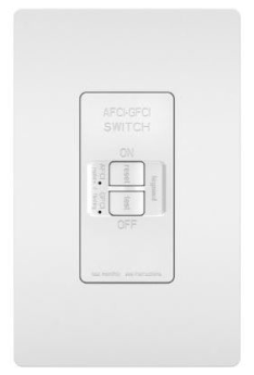 Pass & Seymour AFGF202DF-W AFGF202DF-W Self-Test AFCI/GFCI Receptacle