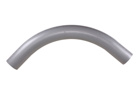 Kraloy 078551 40STD6090 SCH 40 Plain End Standard Radius Conduit Elbow 6 in Trade 90 deg PVC