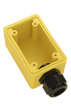 Pass & Seymour FD1-3 Watertight Straight Blade Back Box With 1 in Feed-Through NPT Opening, 4.92 in H x 3.17 in W x 2.62 in D