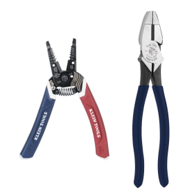 Klein 94155 American Legacy Lineman Pliers and Klein Kruve Wire Stripper/Cutter