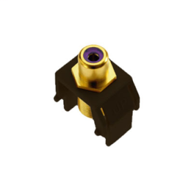 P&S WP3466BR PURPLE RCA TO F-CONNECTOR BR (M20)