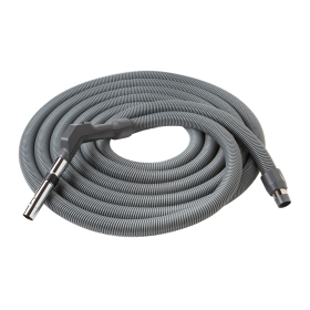 Broan CH235 Low-Voltage Standard Crushproof Vacuum Hose 30 Ft. Length 1-3/8 in Diameter Vinyl Dark Gray