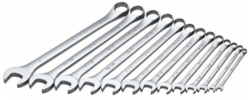 Ideal 86017-I Combination Wrench Set, Imperial, 13 Pieces, SuperKrome