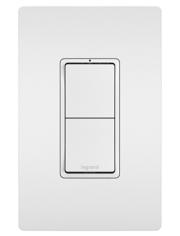 Pass & Seymour RCD11W radiant Two Single-Pole Switches White 15 A 120 VAC