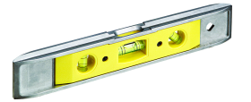 Ideal 35-205 Magnetic V-Grooved Torpedo Level, 9 in L, 3 Vials, Aluminum