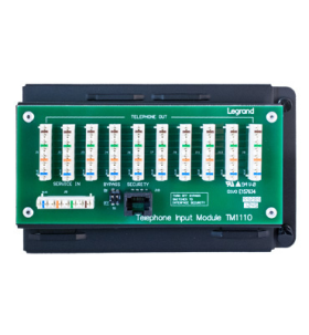 Pass & Seymour On-Q TM1110 10-Way IDC Telephone Module with RJ31X