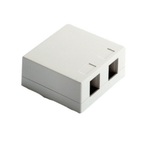 Pass & Seymour On-Q WP3502WH Surface Mount Box 2-Port White