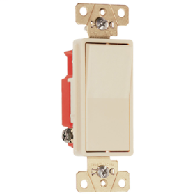 Pass & Seymour 2623-347I 3-Way Grounded Specification Grade Decorator Switch, 347 VAC, 20 A