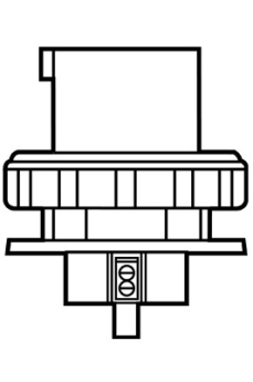 Pass & Seymour PS560B7-W 3-Phase Watertight Pin and Sleeve Inlet, 277/480 VAC, 60 A, 4 Poles, 5 Wires, Gray