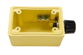 Pass & Seymour FD1-1 Watertight Straight Blade Back Box With 1/2 in Feed-Through NPT Opening, 4.92 in H x 3.17 in W x 2.62 in D