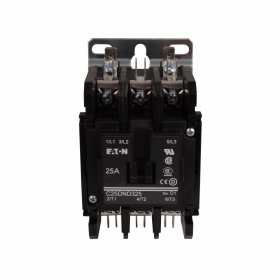 Cutler-Hammer C25DND340A 40A 3-Pole Definite Purpose Contactor Compact Screw/Pressure Plate and Quick Connect Terminals