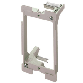 Pass & Seymour PLV1W Slater Low Voltage Bracket, Wall Mount, Thermoplastic