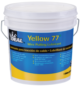 Ideal Yellow 77 31-351 Wire Pulling Lubricant, 1 gal Bucket, Paste, Yellow, 0.98