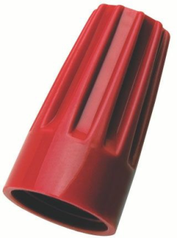 Ideal Wire-Nut 30-176 74B Wire Connector, Twist On Shell, Fixed/Square Wire Spring, 18 to 6 AWG Solid/Stranded Copper Wire, Polypropylene