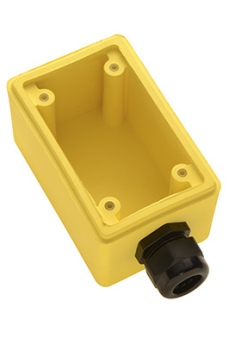 Pass & Seymour FD2-2 Watertight Straight Blade Back Box With 3/4 in Feed-Through NPT Opening, 4.92 in H x 3.17 in W x 2.62 in D