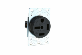 Pass & Seymour 5750 Power Outlets 50 A 250 VAC 3P 4W Flush Mount Receptacle