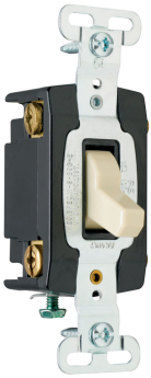 Pass & Seymour PS15AC4 4-Way Extra Heavy Duty Toggle Switch, 120/277 VAC, 15 A, 4 W