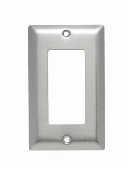 Pass & Seymour SS26 Decorator Openings One Gang 302/304 Stainless Steel Plate