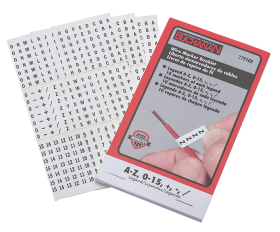 Ideal 775102 Wire Marker Booklet Legend A-Z 0-15 and +/-