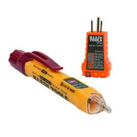 NCVT2PKIT Dual Range Non-Contact Voltage Tester with Receptacle Tester