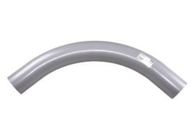 Kraloy 078550 40STD5090 SCH 40 Plain End Standard Radius Conduit Elbow 5 in Trade 90 deg PVC