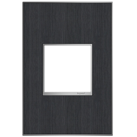 Pass & Seymour adorne AWM1G2RG4 adorne Rustic Grey 1-Gang Screwless Wall Plate