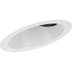 Progress P806008-028 6" Slope Ceiling Baffle Trim White