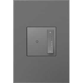 Pass & Seymour adorne ADTP703TUM4WP adorne sofTap Tru-Universal Dimmer with Magnesium Wall Plate Magnesium