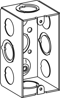 ORBIT HDB-1-MKO 2-1/8"DEEP WELDED CORNER HANDY BOX 1/2