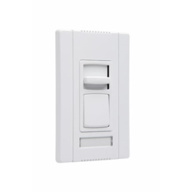 Pass & Seymour CDFB53-PI Titan 2-Wire 3-Way Electronic Narrow Dimmer Switch, 120 VAC, 5 A, 1 Pole, ON/OFF Operation Mode, Ivory