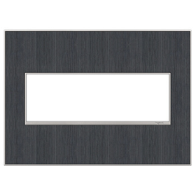 Pass & Seymour adorne AWM3GRG4 adorne Rustic Grey 3-Gang Screwless Wall Plate