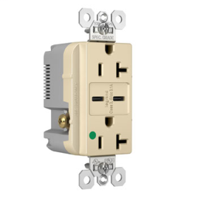 Pass & Seymour TR20HUSBCCI Hospital Grade Type C USB Charging Receptacle - Ivory TR20HUSBCCI