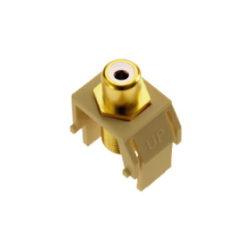 Pass & Seymour On-Q WP3461-IV RCA to F-Connector Ivory