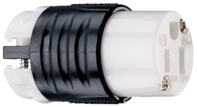 Pass & Seymour PS5269-X 15A 125V Extra-Hard Use Spec-Grade Connector Black and White 3W