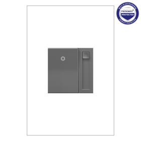 Pass & Seymour adorne ADPD453LM2 adorne 450W CFL/LED Paddle Dimmer Magnesium with Microban