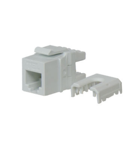 Pass & Seymour On-Q WP3473WH Quick Connect RJ25 6-Position 6-Conductor Telephone Keystone Insert White