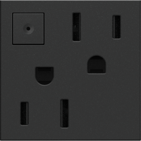 Pass & Seymour adorne ARPS152G4 adorne 15A Energy-Saving On/Off Outlet Graphite